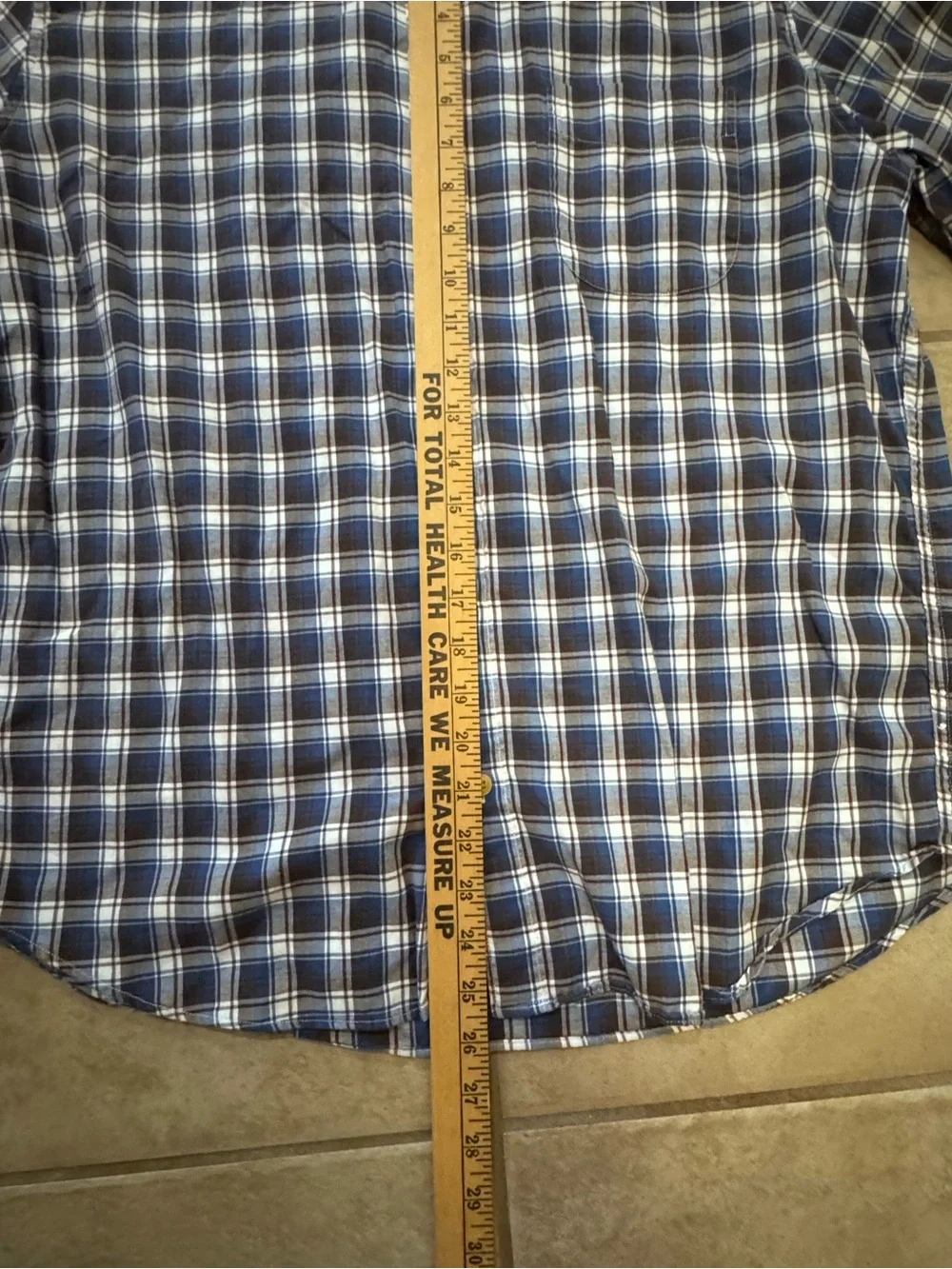 J. Crew Blue and White Plaid Button-Down Shirt - Men's Casual